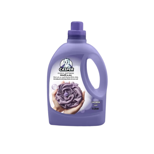 "امنحي أقمشتك رائحة اللافندر المنعش التي تدوم لساعات مع كل غسلة  تركيبة منعم الأقمشة تقلل الكهرباء الساكنة وتسهل الكي لتحافظي على نعومة وثبات ألوان الملابس